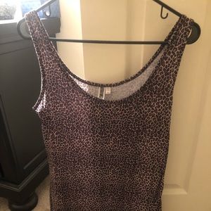 Cheetah tank top